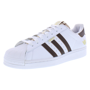 Scarpe da Uomo Superstar Taglia 9 Colore Bianco Nuvola/Marrone/Oro Metallizzato Modello MSS-HP3253 - Product Image 1