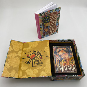 Kartu <span class=keywords><strong>Tarot</strong></span> Berlapis Emas Cetak Warna Penuh - Product Image 3