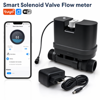 Medidor de Flujo de Agua Inteligente VF-2419 con Válvula de Cierre Automático, Sensor de Válvula Solenoide WiFi para Prevención de Fugas y Monitoreo del Consumo