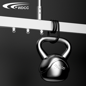 Nhôm Bệnh Viện Tủ Rèm Theo Dõi Nhôm Chia Giường Bệnh Viện Trần Mountes Uốn Bức Màn Sắt Với Nối Dài Que - Product Image 4