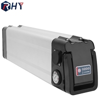 Batterie au lithium personnalisable Silver Fish 36V 13Ah 15Ah pour tube inférieur, pack de batterie pour vélo électrique 36V, batterie pour vélo électrique 36V, vélo pliable