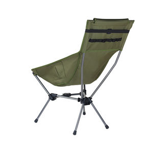 Chaise pliante portable de camping personnalisée pour l'extérieur, chaise de randonnée à dossier haut, ultralégère, avec poche latérale et appui-tête - Product Image 6