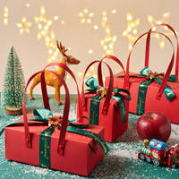 Boîtes de papier de Noël avec logo personnalisé en Offre Spéciale pour cadeau Boîte d'emballage en papier colorée de haute qualité au design du Nouvel An