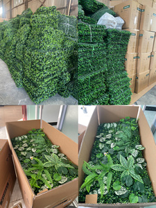 Mur végétal artificiel transfrontalier très vendu 50cm x 50cm pour aménagement paysager domestique - Product Image 5