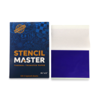 Papel de Transferencia Térmica para Plantillas de Tatuajes, 100 Hojas, Nuevo