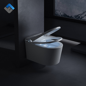 Bồn cầu thông minh gắn tường năm <span class=keywords><strong>2025</strong></span>, tự động mở và xả nước, tích hợp các tính năng hiện đại cho phòng tắm, sấy khô bằng khí nóng tức thì - Product Image 5