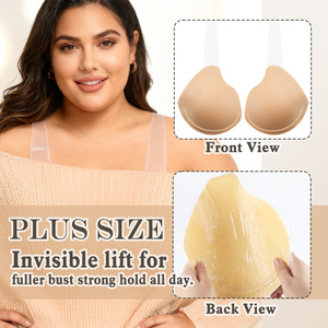 Ruban adhésif pour poitrine sans dos, ruban adhésif pour poitrine, soutien-gorge adhésif, soutien-gorge releveur, soutien-gorge de nouvelle forme pour les grandes poitrines - Product Image 2