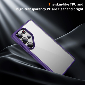 <span class=keywords><strong>Coque</strong></span> de téléphone <span class=keywords><strong>transparente</strong></span> antichoc pour <span class=keywords><strong>Samsung</strong></span> Galaxy S25 Ultra S25Edge S24 S23 FE <span class=keywords><strong>S22</strong></span> Plus <span class=keywords><strong>coque</strong></span> hybride en acrylique dur - Product Image 4