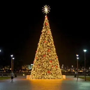 户外圣诞装饰用品圣诞树灯发光二极管巨型橙色圣诞树