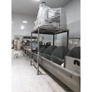 Ligne <span class=keywords><strong>d</strong></span>'abattage de poulets compacte Xinbaiyun, type à soufflage <span class=keywords><strong>d</strong></span>'air, machine à plumer les volailles, machine à échauder les poulets - Product Image 4