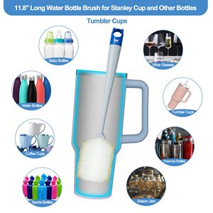 Kit de Cepillos Limpiadores para Botellas de Agua, para Ranuras y Tubos Estrechos de la Stanley Cup, Juego de Cepillos de Limpieza para Vasos y Botellas Deportivas - Product Image 6