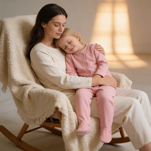 Mono de Bebé con Borde Festoneado, Suave y Cómodo, de Viscosa de Bambú, Manga Larga, Pijama para Dormir para Recién Nacidos - Product Image 3