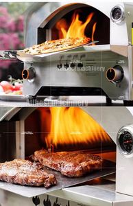 Horno de pizza de acero inoxidable para exteriores altamente recomendado para uso doméstico Horno de convección para barbacoa de Gas Natural Hotel Coche al aire libre Hogar - Product Image 6