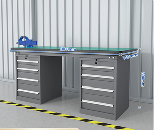 Banc <span class=keywords><strong>de</strong></span> travail robuste antistatique personnalisable ZHY-69 1500x750x800mm avec 8 tiroirs verrouillables pour atelier et ligne d'assemblage2 - Product Image 2