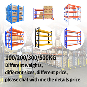 Magazzino acciaio Rack di colore bianco scaffali del magazzino supermercato mobili per la casa <span class=keywords><strong>in</strong></span> acciaio inox scaffale di stoccaggio <span class=keywords><strong>in</strong></span> acciaio inox scaffale - Product Image 2
