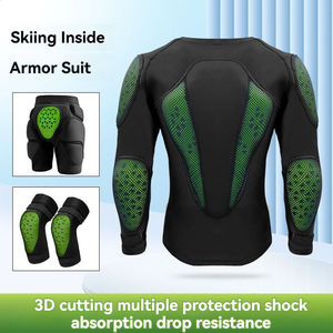 YOUNGSON Spo Pad 3D Ergonomique Tissu Extensible Anti-collision Protection Dorsale de Snowboard Compression Intégrale Polyvalente - Product Image 5