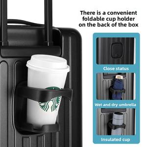 מחיר המפעל crohgear מטען PC גדול, מזוודה פגז קשה עם מנעול שילוב ו אנטי-גניבת רוכסן 20-22-24-26-28 אינץ' - Product Image 4