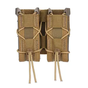 双弹匣枪套，通用9毫米Mag袋，用于9毫米/单/双堆栈枪弹匣袋的包带支架
