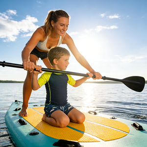 <span class=keywords><strong>Tabla</strong></span> <span class=keywords><strong>de</strong></span> <span class=keywords><strong>Paddle</strong></span> <span class=keywords><strong>Surf</strong></span> Inflable Compatible con Motor ACEHERO para 2-4 Personas, ISUP Grande con Múltiples Asas para <span class=keywords><strong>Alquiler</strong></span> - Product Image 4