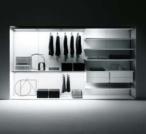 Armoire de montage murale de luxe armoire moderne dressing mural armoire vestiaire Design chambre armoire - Product Image 1