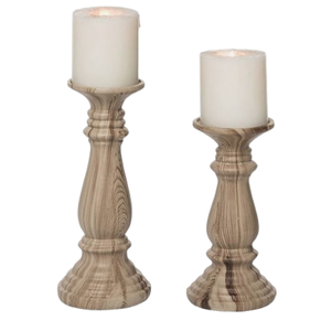 Portavelas de madera mayorista, candelabro de madera hecho a mano, decoración navideña, candelabro decorativo de mesa para Hotel - Product Image 2