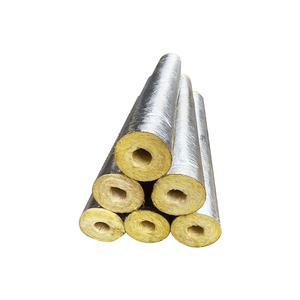 Aislamiento de Lana de Roca para Tuberías con Revestimiento de Lámina de <span class=keywords><strong>Aluminio</strong></span> para Envoltura de Tuberías Anticorrosivas - Product Image 5