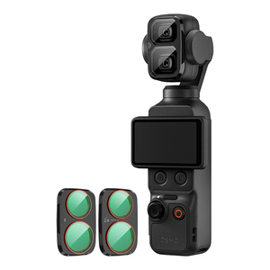 Ensemble de filtres en verre optique STARTRC pour DJI Osmo Pocket <span class=keywords><strong>4</strong></span> <span class=keywords><strong>Pro</strong></span> CPL Variable ND4 à ND32 et <span class=keywords><strong>1</strong></span>/<span class=keywords><strong>4</strong></span> <span class=keywords><strong>Black</strong></span> <span class=keywords><strong>Mist</strong></span> - Product Image 1