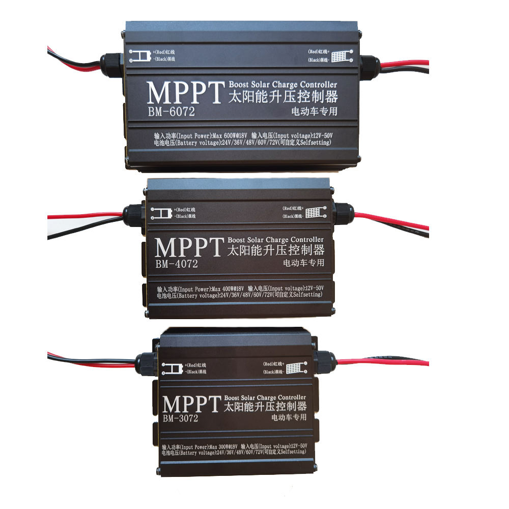 MPPT Boost Solar Charge Controller 72V 60V 48V 36V 10A For Golf Carts