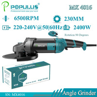 IPOPULUS Offre Spéciale 2400W Machine de découpe/meulage des métaux 9 ''TRUPER modèle grande meuleuse d'angle 230mm