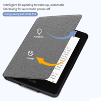 Étui de protection texturé pour liseuse électronique, ultra fin, avec fonction de mise en veille/réveil automatique, antichoc intelligent pour Kindle 11e génération 6,8 pouces