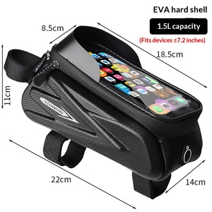 Sacoche <span class=keywords><strong>de</strong></span> <span class=keywords><strong>vélo</strong></span> 1,5 L pour téléphone portable avec écran tactile, support <span class=keywords><strong>de</strong></span> téléphone pour tube supérieur, sacoche <span class=keywords><strong>de</strong></span> cyclisme réfléchissante, accessoires <span class=keywords><strong>de</strong></span> VTT - Product Image 6