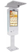 Kiosque de commande libre-service extérieur de 21 à 32 pouces photosensible à haute luminosité résistant à la foudre anti-déflagrant caisse enregistreuse POS
