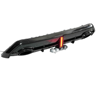 Nouveau AUD-I de pare-chocs arrière de haute qualité A3 2025 2026 diffuseur Spoiler RS3 Style double Quad tuyaux d'échappement système de carrosserie automatique