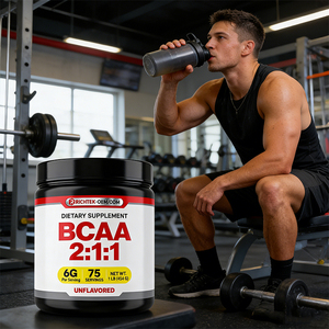 2023 nuovo prodotto <span class=keywords><strong>BCAA</strong></span> in polvere con bevanda di aminoacidi a marchio privato <span class=keywords><strong>BCAA</strong></span> 2:1:1 polvere di migliore qualità per integratori sportivi - Product Image 4