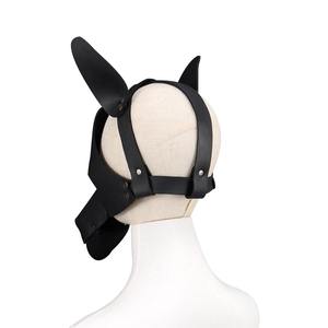 Accesorios Eróticos para Mascotas, Juguetes Sexuales <span class=keywords><strong>BDSM</strong></span>, Bondage, Fetiche Canino, Antifaz, Fetiche Canino, Juego de Sumisión, Capucha de Cuero para Juegos de Mascotas - Product Image 4