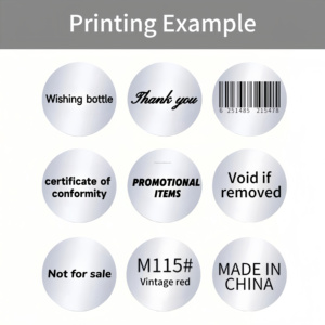 Özel Logo termal gümüş etiket etiketleri dayanıklı çizilmeye karşı yüksek yapışma renk kodu nokta bakkal fiyat etiketleri ambalaj için - Product Image 6