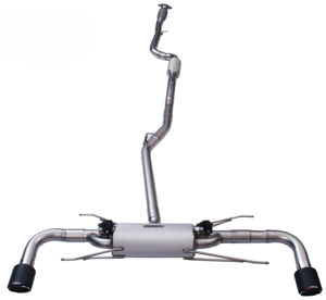 Sistema de Escape Catback para <span class=keywords><strong>Alfa</strong></span> <span class=keywords><strong>Romeo</strong></span> <span class=keywords><strong>Stelvio</strong></span> 2.0T 2017-2021, Silenciador con Válvulas Electrónicas y Controladores, Acero Inoxidable 304 - Product Image 1