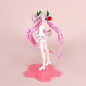 Figura de PVC de Alta Calidad, <span class=keywords><strong>Sakura</strong></span> <span class=keywords><strong>Miku</strong></span>, Coleccionable, Adorno de Escritorio de Anime para Niñas - Product Image 4