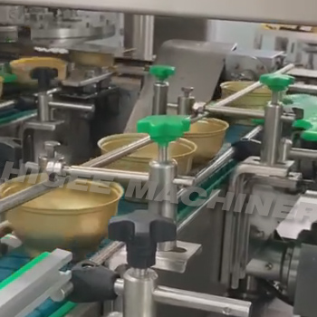 Canned bowl type bird's nest liquid filling and seaming  machine beverage machinery wrap around labeling machine