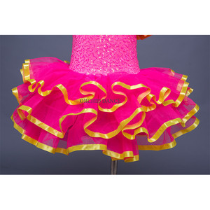 Christmas Stage Sequins Performance Wear Jazz Latin Ballet <strong>Costume</strong> <strong>for</strong> <strong>Girls</strong> - Product Image 5