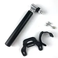 For Bike Cycling Tire Inflator MTB Aluminum Alloy Bicycle Pump With Pressure Gauge Portable High Pressure Mini Air Pump