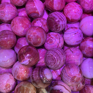 도매 민속 공예 치유 돌 풍수 치유 rhodochrosite 크리스탈 공예 석영 공 크리스탈 구체 - Product Image 5
