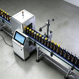 Ligne d'emballage de bière : Machine d'étiquetage automatique + Inspection visuelle + Traceabilité (Correlation 3 codes bouchon de bouteille/carton/palette) - Product Image 6