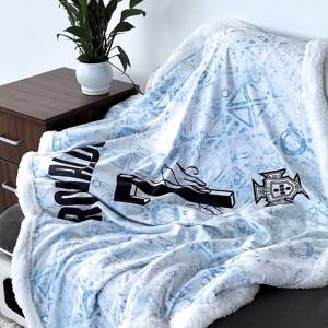 Couverture Polaire Sherpa Double Face Imprimée 100% Polyester Personnalisée Anti-Boulochage Douce et Moelleuse pour Décoration de Lit Utilisation <span class=keywords><strong>4</strong></span> Saisons - Product Image 2