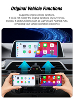 Boîte CarPlay sans fil Android Auto BT5.0 pour BMW NBT Série 1 F20 F21 F22 F23 F45 2012-2017 Adaptateur Boîte Module Décodeur