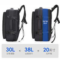 Mochila Impermeable Marksman Oxford Unisex de Gran Capacidad con Puerto USB, Compartimento para Portátil y Bolsillos Prácticos, Personalizable con Logotipo