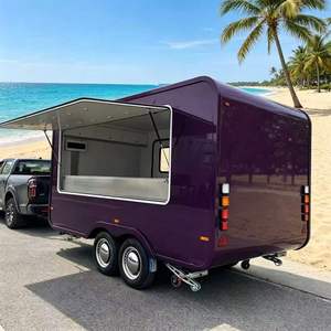 Camion de restauration entièrement équipé SAD, camion de restauration pour glaces, hot-dogs, gyros, remorque alimentaire en acier inoxydable - Product Image 1