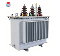 Transformateur immergé dans l'huile triphasé 10 kV 50 kVA à enroulement en cuivre S22, refroidissement ONAN, alimentation directe usine, pour réseau électrique