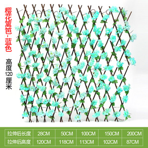 รั้วไม้ระแนงลายดอกซากุระแบบพับได้ สูง 120 ซม. สำหรับตกแต่งสวนในบ้าน - Product Image 5