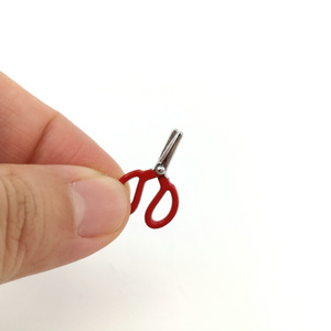 <span class=keywords><strong>xim</strong></span> [Modelo de Tijeras Pequeñas con Mango Rojo] Accesorio de Simulación para BJD, Suministros de Costura de Bolsillo - Product Image 1
